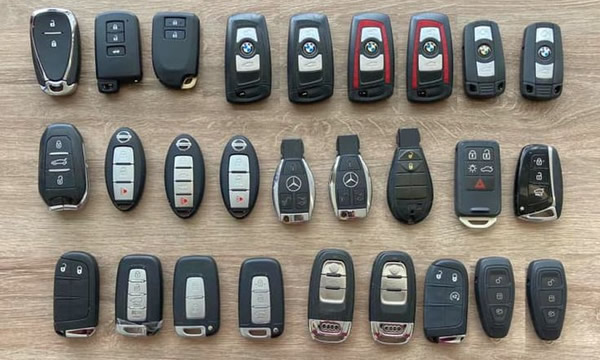 Chaves de carro codificadas